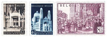 Belgien 1952 - OBP 876-78 - Ubrugt