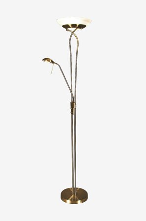 Aneta Lighting - Gulvlampe LED CANNES - Messing - Gulvlamper - Fra Homeroom