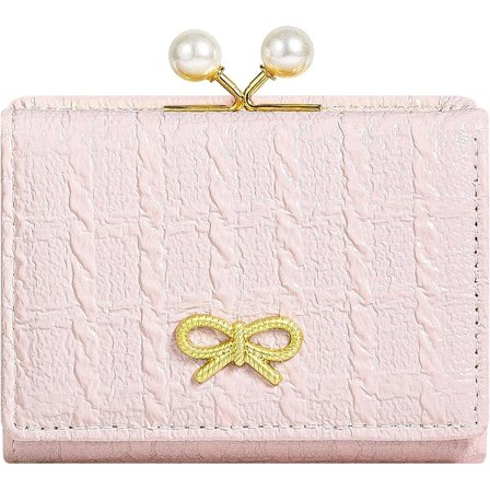 Plånbok Dam RFID-blockerande Trifold Fickplånbok Multikortfodral Damväskor Söta Plånböcker för Kvinnor&Flickor