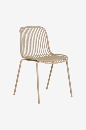 House Nordic - Utemöbler Branson - Set om 4 - Beige - Matstolar - Från Homeroom