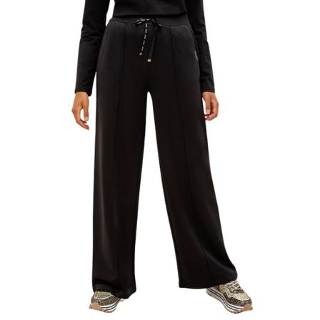 Liu Jo, Palazzo Trousers Zwart, Dames, Maat:S