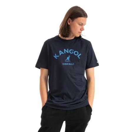Kangol, T-Shirt Heritage Basic Klhb 002 Deep Spring Niebieski, Mężczyzna, Rozmiar: M