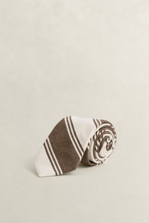 GANT Herren Raw Silk Krawatte (ONE SIZE) Weiß