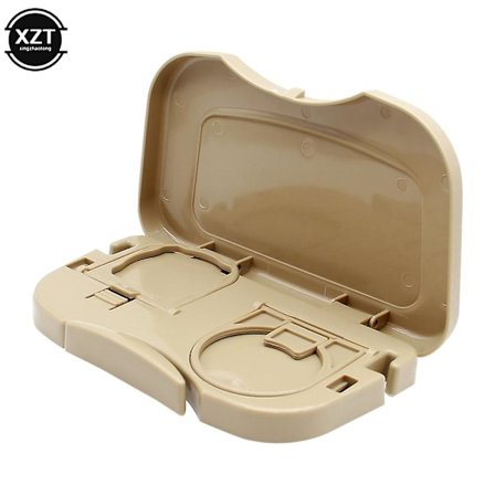Bil Fällbart Bord Dryckeshållare Box+kopp Baksäte Bord Dryckeshållare Ställ Skrivbord Bil Styling Organizer Box| |