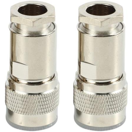 2 stk N-type RF hannkontakt, koaksial tilkoblingstype Rg8 Lmr400 Rg165 Rg213