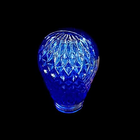 E17 Skruv Lampskärm Hus Cover BLÅ blue