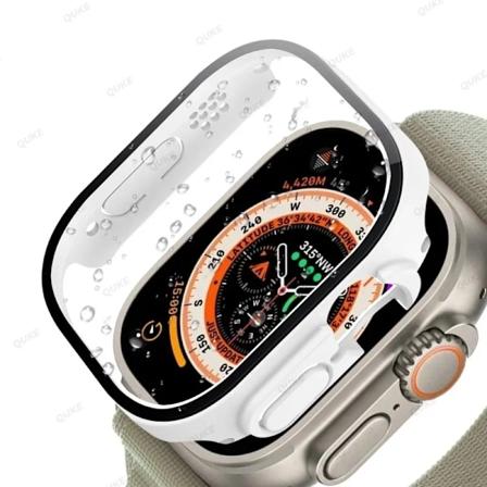 Karkaistu lasisuoja Apple Watch Ultra 49mm:lle, älykellon lisävaruste, PC-puskuri, näytönsuoja, kotelot, iWatch-sarja S-ranneke White 20 For Ultra 