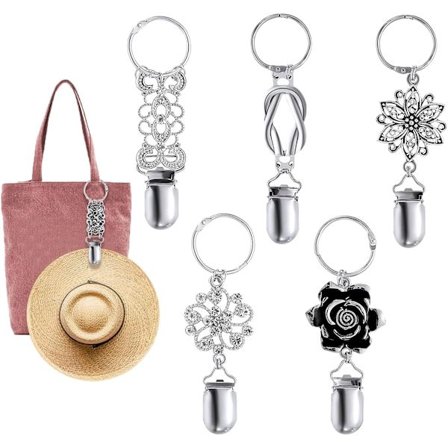 6-pack Reseshattclips, Reseshattclips Hattclips Väska Hattclips M