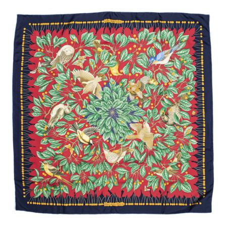 Hermès Vintage, Pre-owned Scarf Rood, Dames, Maat:ONE Size