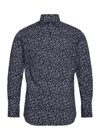 Jprblaroyal Autumn Print Shirt L/S Navy Jack & J S