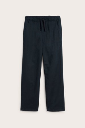 Kappahl | Spodnie z mieszanki lnu Ciemnoniebieski 134 | Ciemnoniebieski