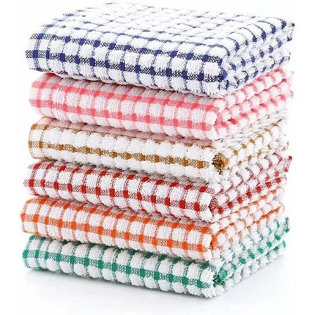 12-pack kökshanddukar 28cm x 40cm Lösa bomullslösa handdukar f