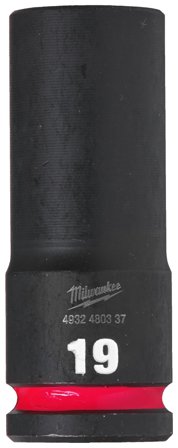 Milwaukee Shockwave Impact Duty Krafttoppe 1/2" kvadratisk dybde 19 mm, Håndværktøj
