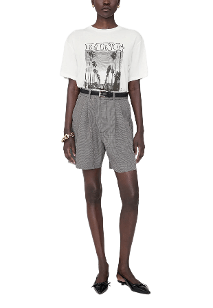 Anine Bing Louis Tee Tour T-shirts Dam Vit X-SMALL