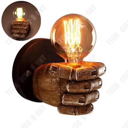 Vægbelystning - TD - Resin Hånd - Vintage Loft Stil - Indendørs Dekoration - 1 E27 Pære