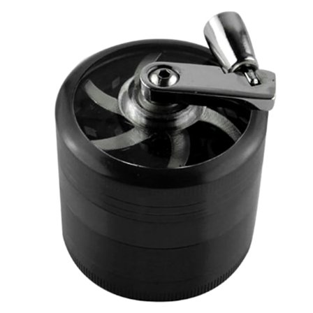 Handvevskvarn Kryddkvarn Enkel manuell manövrering Kompakt zinklegering Enkel rengöring Kryddkvarn för kök Hem Svart