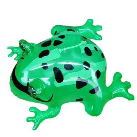 2st uppblåsbar Light Up Frog Ballong med stretchigt rep
