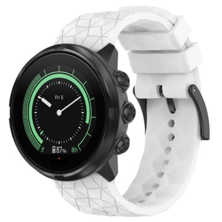 För Suunto Spartan Sport Wrist HR Baro 24mm Fotbollsmönster Silikon Enfärgat watch