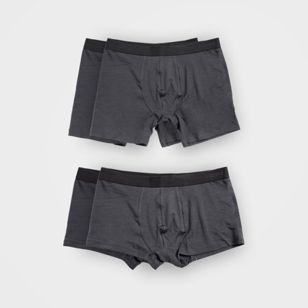 4-pack Charcoal underkläder för män - Boxer och kalsong | TENCEL , Small