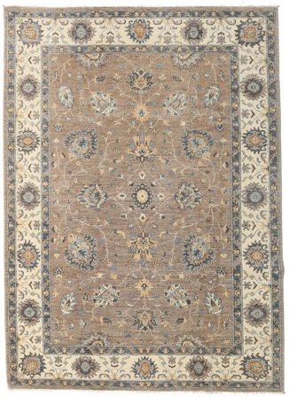 Handgeknüpft Ziegler Ariana Teppich 205X283 Orange/Beige
