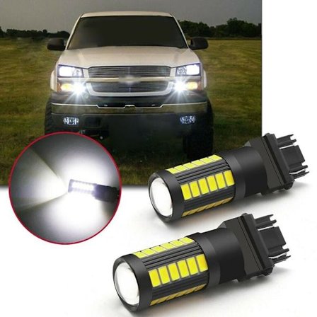 Valkoiset LED-polttimot 3157 3156 DRL Päiväajovalot 12V Chevy Silverado 1500 -autoon