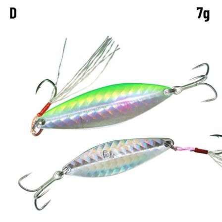 VIB Fishing Lures fjäder Metallskedar 11GD D