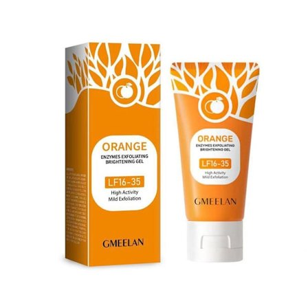 50g Apelsinenzymer Ansikts Hud Exfolierande Uppljusande Skrubb Gel Ny Bäst~