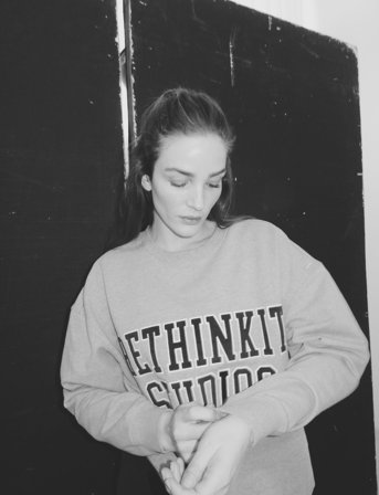 Rethinkit Studios Sweat Shirt Logo - Grey - XS