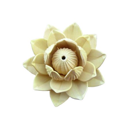 Lotusprydnad i trä, bordsskiva, oavslutad träblomma, konstgjord blomma, bilinstrumentpanelprydnad, staty, bordsskiva, dekor, gul