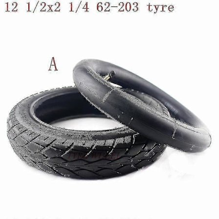 12 1/2x2 1/4 Hjuldekk 12 Tommer 12 1/2 X 2 1/4 62-203 Dekk Slange Passer Mange Bensin Elektriske Sparkesykler Og E-sykkel Sammenleggbar Sykkel