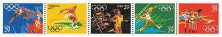 USA 1992 - OL - Scott 2553-2557 - Postfrisk 5-stribe