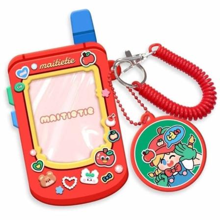 Kawaii valokuvakorttipidikkeen kortin cover PUNAINEN Red