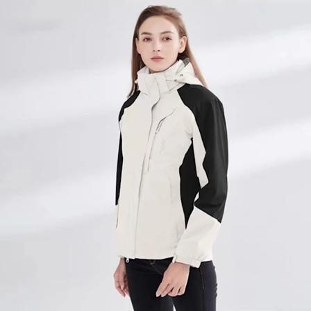 Tre-i-én Flytbar Ski Jacket Rock Kvinnor Varm Vinter Snö Utomhus Sport Kvinnlig Snowboard Skidåkning Kläder Vattentät Windpro Av WHITE XXXL