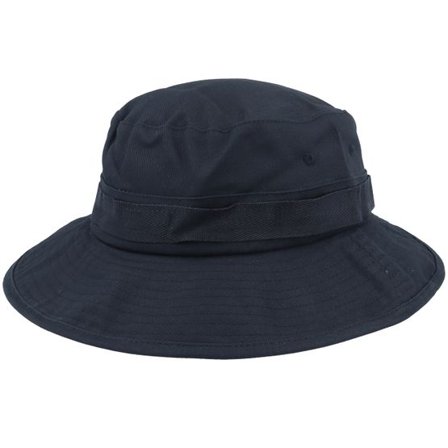 Les Deux - Svart bucket Hatt - Organic Cotton Black Bucket @ Hatstore