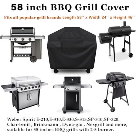 Grillisuojus, BBQ-suoja 170*61*117cm, Vedenpit v BBQ-grillin suojus, U