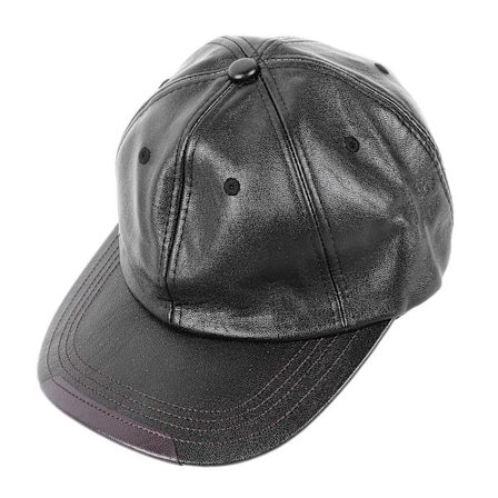 Baseballhatt i svart med ørebeskyttelse - varm, komfortabel, justerbar, casual, stilig, vanntett lærhatt for eldre