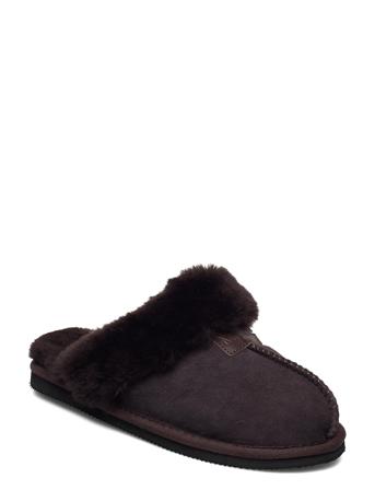 Drifa Slippers Tøfler Brun Mjúka
