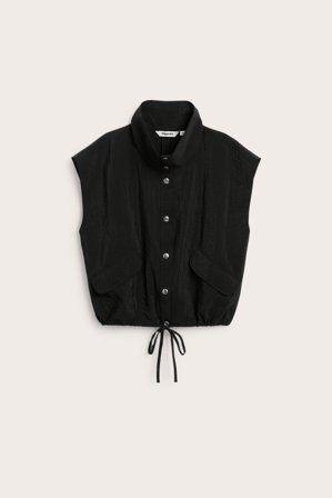 Kappahl | Koszula bez rękawów, ze sznureczkiem Czarne XS | Czarne