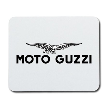 Moto Guzzi Svart Logo Musmatta