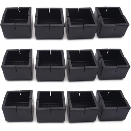 12 stk Silikonbeskyttelse for stolben, runde