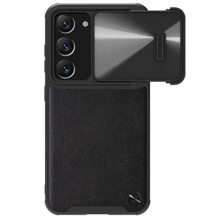 Nillkin CamShield Leather S Case för Samsung Galaxy S23+ skydd med kameraskydd svart