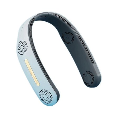 Bærbar Halsventilator, Kraftig Bærbar Ventilator Genopladelig Personlig Ventilator, Bladløs Kølehalskædeventilator(