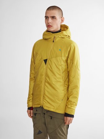 Klättermusen Alv Hoodie w zip Men's's - Dusty Yellow - Men's - S