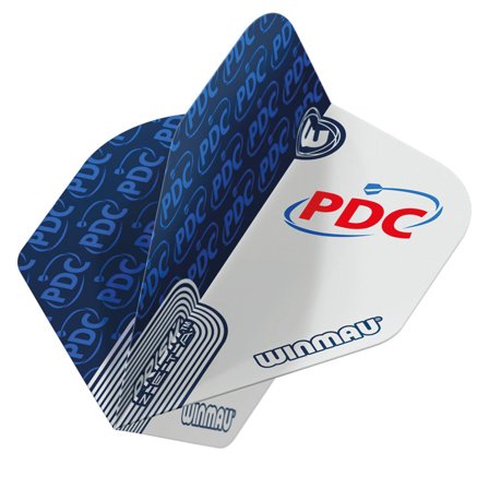 Winmau Dart Flights Zeta Standard 100 Micron 3 Sets Blue/White/Prism Design Professional Player PDC