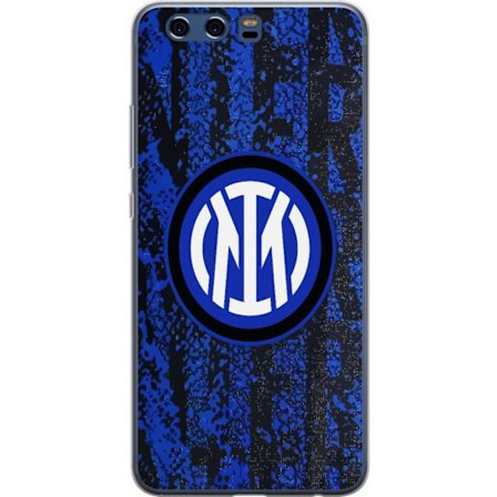 Huawei P10 Genomskinligt Skal Inter Milan fotbollsemblem i blått och svart bakgrund, ikoniskt klubbmotiv perfekt för Serie A-fans och stilren sportd