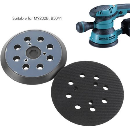 2 stk. pontitErstatningskrok- og løkkefester 125 mm 8 hull for Makita BO M9202B BO5041 MT922