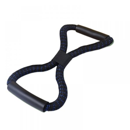 Figur 8 Fitness Motståndsband Arm Rygg Bröst Axel Träning Elastiskt Rep Stretch Övningsband för Yoga Pilates Stretching