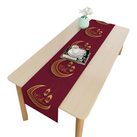 Eid Mubarak Bordløber Ramadan Dekoration Dug 9 9