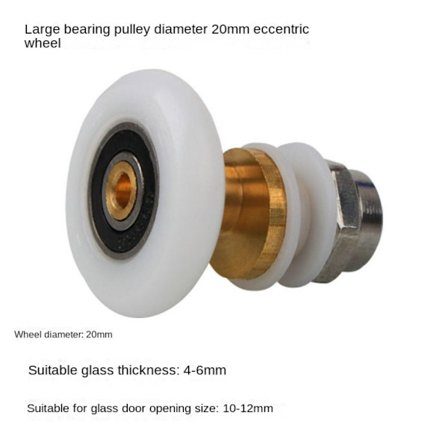 Dusjdørruller Skyvedørshjul 1 1