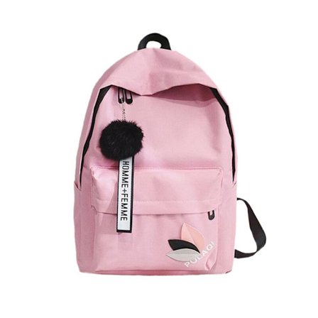 Ryggsäck med stor kapacitet och sidoöppning för tonårsflickor, lättvikts skolväskor med tecknat motiv, utomhusrese-ryggsäck för studenter